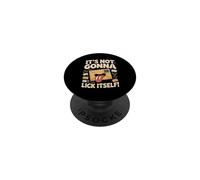 It's Not Gonna Lick Itself Candy Cane Fruitcake Holiday PopSockets Adhesive PopGrip