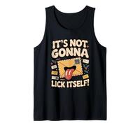 It's Not Gonna Lick Itself Candy Cane Fruitcake Holiday Tank Top