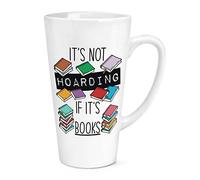 It's Not Hoarding If It's Books 17oz Large Latte Mug Cup