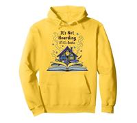 It's Not Hoarding If It's Books - Bookworm's Dream Pullover Hoodie, Adult Unisex, Lemon, S