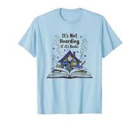 It's Not Hoarding If It's Books - Bookworm's Dream T-Shirt, Men, Baby Blue, S