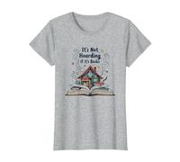 It's Not Hoarding If It's Books - Bookworm's Dream T-Shirt, Women, Heather Grey, 3XL