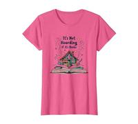 It's Not Hoarding If It's Books - Bookworm's Dream T-Shirt, Women, Pink Heather, XS