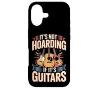 It's Not Hoarding If It's Guitars Funny Music Case for iPhone 17