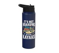 It's Not Hoarding If It's Kayaks Stainless Steel Insulated Water Bottle