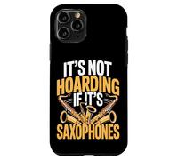 It's Not Hoarding If It's Saxophones Music Case for iPhone 11 Pro