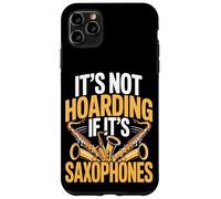 It's Not Hoarding If It's Saxophones Music Case for iPhone 11 Pro Max