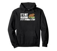Its Not Hoarding If Its Wombat Stuff Australian Cute Pullover Hoodie