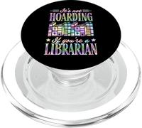 It's Not Hoarding if You're A Librarian Books PopSockets PopGrip for MagSafe