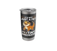 It's not just a Pet It's Tiny Dinosaur Lizard Bearded Dragon Stainless Steel Insulated Tumbler