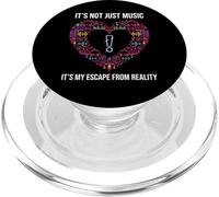 IT'S NOT JUST MUSIC IT'S MY ESCAPE FROM REALITY PopSockets PopGrip for MagSafe