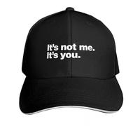 It's not me. It's You. on Offer New Hat Gentleman Hat Ball Cap Women Men's Surprise Forgive Forever Trendy Gathering Student Gift Become Beautiful Vibes