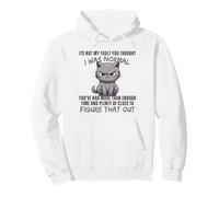 It's not my fault you thought i was normal funny Cat Kitten Pullover Hoodie