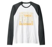 It's Not My Tongue It's My Face That's The Issue - Raglan Baseball Tee