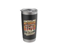 It's Not My Tongue It's My Face That's The Issue - Stainless Steel Insulated Tumbler