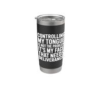 It's Not My Tongue It's My Face That's The Issue - Stainless Steel Insulated Tumbler