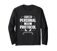 It's Not Personal It's Protocol Aquatic Therapy Hydrotherapy Long Sleeve T-Shirt