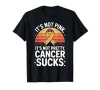 It's Not Pink It's Not Pretty Cancer Sucks T-Shirt