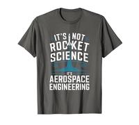 It's Not Rocket Science It's Aerospace Engineering T-Shirt, Men, Asphalt Grey, Small