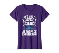 It's Not Rocket Science It's Aerospace Engineering T-Shirt, Women, Purple, X-Large