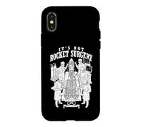 It's Not Rocket Surgery Sarcastic Science Funny Scientist Case for iPhone X/XS