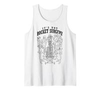 It's Not Rocket Surgery Sarcastic Science Funny Scientist Tank Top