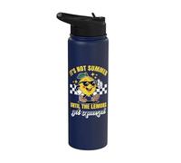 It's Not Summer Until The Lemons Get Squeezed Retro Lemonade Stainless Steel Insulated Water Bottle