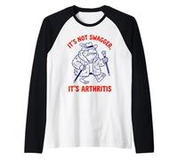 It's Not Swagger Arthritis Frog Character Raglan Baseball Tee