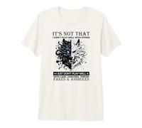 It's not That I Don't Play Well with Others Wolf Premium T-Shirt