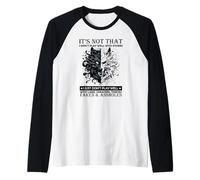 It's not that I Don't Play Well with Others Wolf Raglan Baseball Tee
