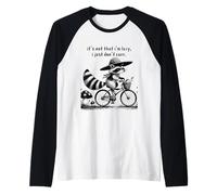 It's not that I'm Lazy I Just Don't Care Raglan Baseball Tee