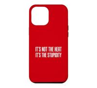 It's Not The Heat It's The Stupidity Funny Hot Summer Case for iPhone 12 Pro Max