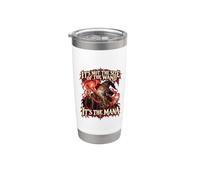 It's Not The Size of The Wand Funny Wizard Magic Mana Stainless Steel Insulated Tumbler