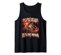 It's Not The Size of The Wand Funny Wizard Magic Mana Tank Top