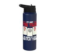 Its Not The Tiles Its How You Play Them Rummikub Stainless Steel Insulated Water Bottle