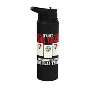 Its Not The Tiles Its How You Play Them Rummikub Stainless Steel Insulated Water Bottle