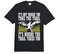 It's Not Where You Take Loves Marathon Runner Trail Running Comfort Colors Adult Heavyweight T-Shirt