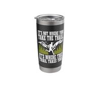 It's Not Where You Take Loves Marathon Runner Trail Running Stainless Steel Insulated Tumbler