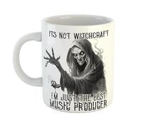 Its Not Witchcraft I'm Just The Best Music Producer Mug Scary Witch Gift for Professionals, 11 oz Ceramic Mug