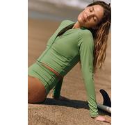 It's Now Cool The Contour UV Protection Rashguard at Free People in Sage, Size: XS - female