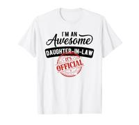 It's Official I'm an Awesome Daughter-in-Law Value Graphic T-Shirt