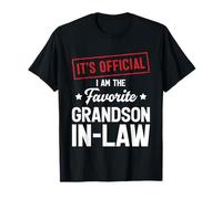 It's Official I'm The Favorite Grandson-In-Law Gifts T-Shirt