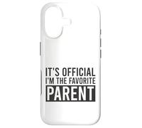 It's Official I'm The Favorite Parent Birthday Saying Case for iPhone 17