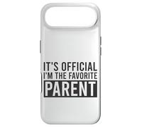 It's Official I'm The Favorite Parent Birthday Saying Case for iPhone Air