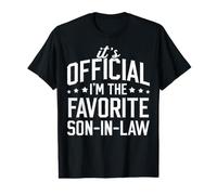 It's Official I'm The Favorite Son-in-Law Funny Dad Father Value Graphic T-Shirt