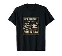 It's Official I'm The Favorite - Vintage Son-in-Law T-Shirt