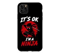 It's Ok I'm A Ninja Lover Japanese Fighter Kids Boys Girls Case for iPhone 11 Pro Max