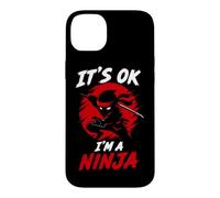 It's Ok I'm A Ninja Lover Japanese Fighter Kids Boys Girls Case for iPhone 14 Plus