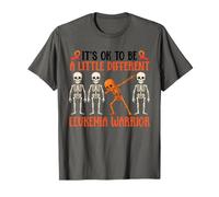 Its OK to Be A Little Different Leukemia Warrior Skeleton T-Shirt