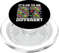 It's Ok to Be Different 67 Six Seven Puzzle Autism Awareness PopSockets PopGrip for MagSafe